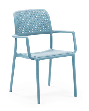 Silla Exterior e Interior Bora Azul Celeste 